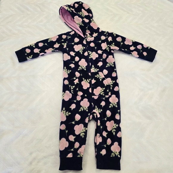 Set of 3 Girls 18 - 24 months fleece jammies jumper - Picture 3 of 4